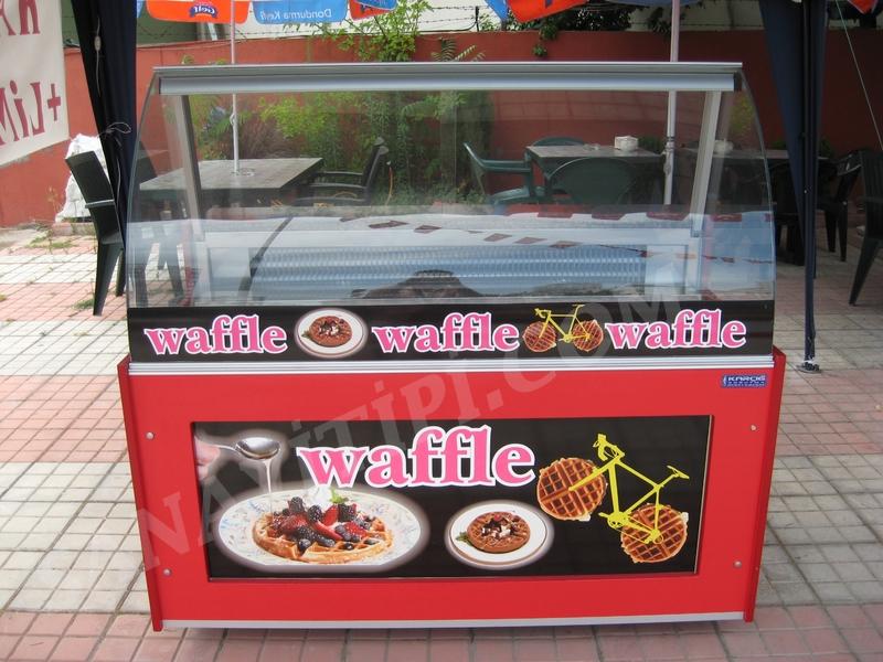 Avm Waffle Standı Seyyar Waffle Tezgahı Seyyar Waffle Arabası